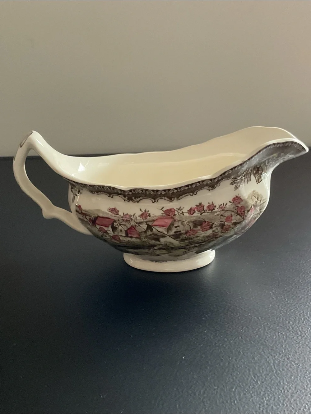 Vintage Johnson Bros The Friendly Village Gravy Boat